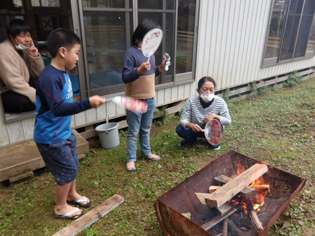 放デイ：体験活動～焼き芋～