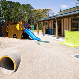 象さんすべり台はとても楽しく遊べます。